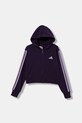 Otroški pulover adidas JY4985 vijolična AW25