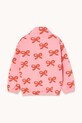 Dziewczynka Tinycottons bluza bawełniana dziecięca WORMS MOCKNECK SWEATSHIRT AW25.075 różowy