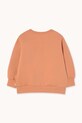 Tinycottons bluza bawełniana dziecięca FLOWERS EYES GRAPHIC SWEATSHIRT AW25.285 brązowy AW25