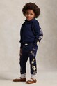 Polo Ralph Lauren bluza dziecięca z dodatkiem bawełny granatowy 312979043001