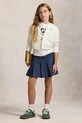Dětská mikina Polo Ralph Lauren bílá 313833560048