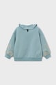 Mayoral hanorac de bumbac pentru copii 4430.6E.Mini.9BYA turcoaz AW25