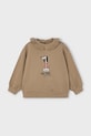 Mayoral hanorac de bumbac pentru copii 4430.6E.Mini.9BYA maro AW25