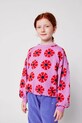 Дитяча бавовняна кофта Bobo Choses Kaleidoscope бавовна фіолетовий 225AC038