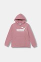 Puma bluza dziecięca ESS No. 1 Logo Hoodie FL G z kapturem różowy 684896