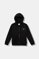 Puma bluza copii ESS SCRIPT Full-Zip Hoodie FL G imprimeu negru 689253