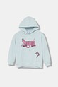 Detská mikina Puma s kapucňou modrá 632387