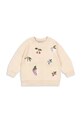 Дитяча кофта Konges Sløjd LOU SEQUIN SWEAT SHIRT OCS без капюшона бежевий KS103862.9BYA