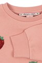 Dziewczynka Konges Sløjd bluza dziecięca LOU SEQUIN SWEAT SHIRT OCS KS103862.9BYA różowy