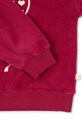 Detská bavlnená mikina Konges Sløjd VELOU BLOUSE GOTS KS104028.9BYA burgundské