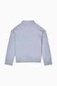 Παιδική βαμβακερή μπλούζα Patrizia Pepe J315 7M0931 γκρί AW25