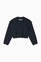 Παιδική μπλούζα Patrizia Pepe A555 7S0285 μαύρο AW25
