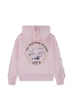 Levi's bluza dziecięca PULLOVER HOODIE WITH RUFFL 3EN426 różowy AW25