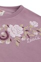 BIMBA Levi's felpa per bambini ROSE FRONT TUCK CREW 4EP015 rosa