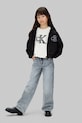 Dětská bavlněná mikina Calvin Klein Jeans černá IG0IG03017.116.9BYA