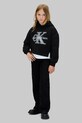 Девочка Детская кофта с хлопком Calvin Klein Jeans IG0IG03018.9BYA чёрный