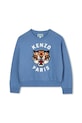 Bavlnená mikina pre bábätká Kenzo Kids bavlna modrá K61378.86.108