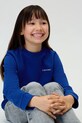Детская хлопковая кофта Calvin Klein Jeans IU0IU00686.9BYA тёмно-синий