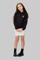 Calvin Klein Jeans bluza bawełniana dziecięca czarny IU0IU00712.9BYA