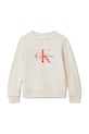 Dětská bavlněná mikina Calvin Klein Jeans IU0IU00714.9BYA béžová AW25