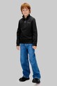 Calvin Klein Jeans bluza bawełniana dziecięca IU0IU00721.9BYA czarny