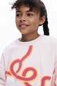 Desigual hanorac de bumbac pentru copii 25WGSK08 roz