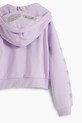 Dziewczynka Desigual bluza bawełniana dziecięca 25WGSK12 fioletowy