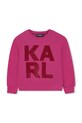 Παιδική μπλούζα Karl Lagerfeld Z30613.156.162 ροζ AW25