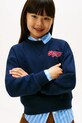 Девочка Детская кофта Tommy Hilfiger KG0KG08779.116.122.9BYA тёмно-синий