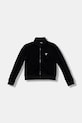 Guess hanorac din velur pentru copii imprimeu negru J4RQ22.K0232.9BYA