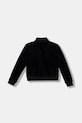 Guess hanorac din velur pentru copii J4RQ22.K0232.9BYA negru AW25