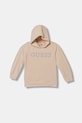 Dětská mikina Guess s kapucí béžová J4YQ27.K0232.9BYA