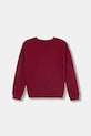 Guess bluza bawełniana dziecięca J5BQ00.KAV34.9BYA bordowy AW25