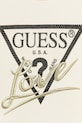 Dziewczynka Guess bluza bawełniana dziecięca J5BQ04.KAV34.9BYA beżowy
