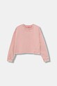 Guess bluza bawełniana dziecięca aplikacja różowy J5BQ22.KAV34.9BYA