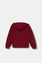 Guess bluza bawełniana dziecięca J5BQ26.KAD74.9BYA bordowy AW25