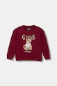 Дитяча бавовняна кофта Guess візерунок бордо K5BQ00.KAX74.9BYA