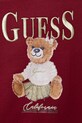 Dziewczynka Guess bluza bawełniana dziecięca K5BQ00.KAX74.9BYA bordowy