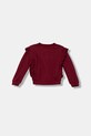 Dječja pamučna dukserica Guess K5BQ02.KAX74.9BYA crvena AW25