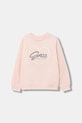 Дитяча бавовняна кофта Guess бавовна рожевий K5BQ05.KAV34.9BYA