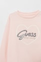 Дівчинка Дитяча бавовняна кофта Guess K5BQ05.KAV34.9BYA рожевий