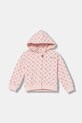 Guess bluza bawełniana dziecięca wzorzyste różowy K5BQ08.KAD74.9BYA