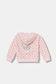 Guess bluza bawełniana dziecięca K5BQ08.KAD74.9BYA różowy AW25