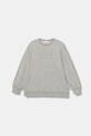 Детски памучен суичър Elisabetta Franchi памук сив EFFE151.0.FF002