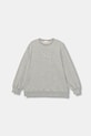 Детски памучен суичър Elisabetta Franchi памук сив EFFE151.0.FF002