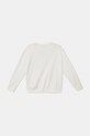 Παιδική βαμβακερή μπλούζα Pinko KFFE011.C.FE014 λευκό AW25