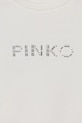 Девочка Детская хлопковая кофта Pinko KFFE011.C.FE014 белый