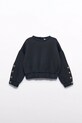 Dětská mikina Abel&Lula 5825.7.Mini.9BYA černá AW25