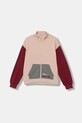 United Colors of Benetton bluza bawełniana dziecięca aplikacja różowy 3J68C505D.G.seasonal