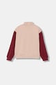 Детски памучен суичър United Colors of Benetton 3J68C505D.G.seasonal розов AW25